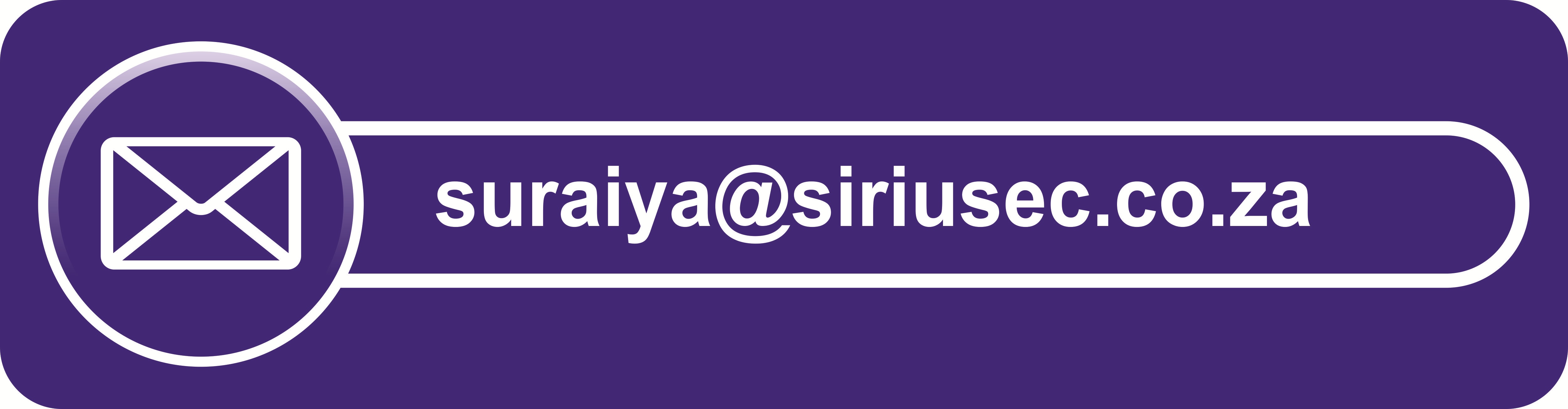 email suraiya@siriusec.co.za